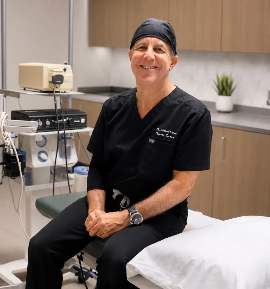 Dr. Mitchell Cohen in his Newport Beach practice